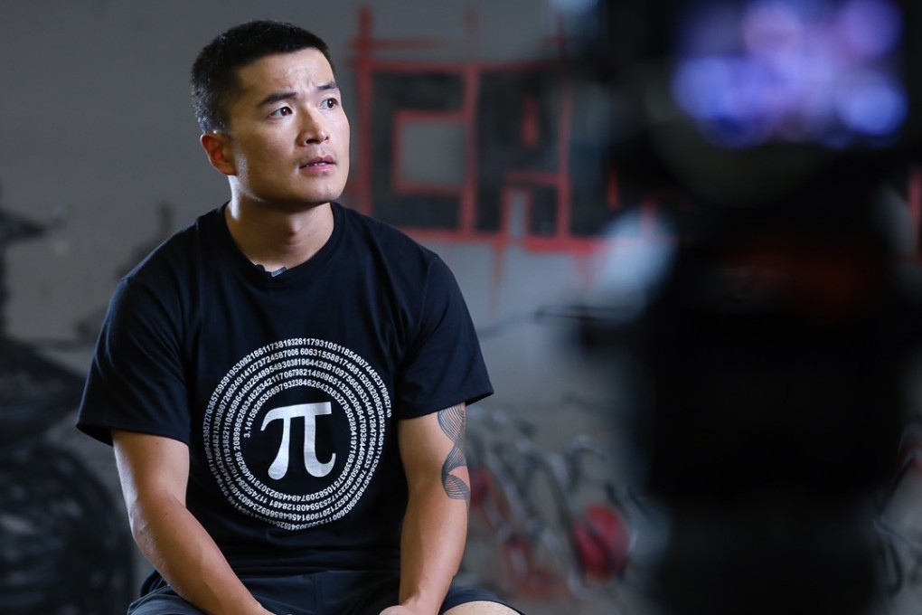 Liang Kong being interviewed at his CrossFit gym in China. The sport is exploding in the country for a number of reasons. Photo: Handout