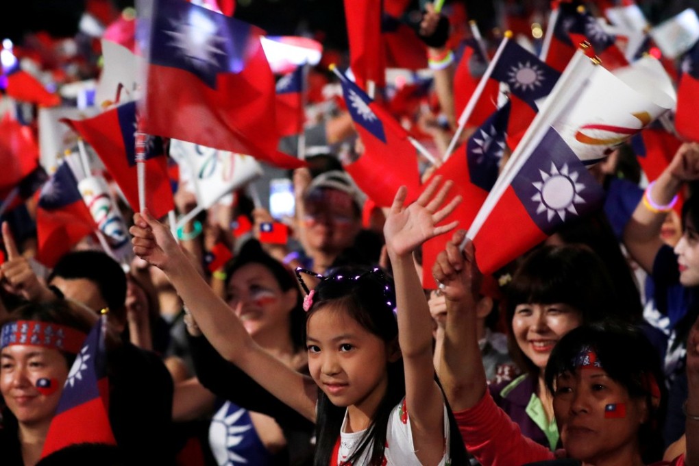 Supporters of the Kuomintang’s Kaohsiung mayoral candidate, Han Kuo-yu, react during a campaign rally for the local elections, in Kaohsiung, Taiwan, on November 23. Photo: Reuters