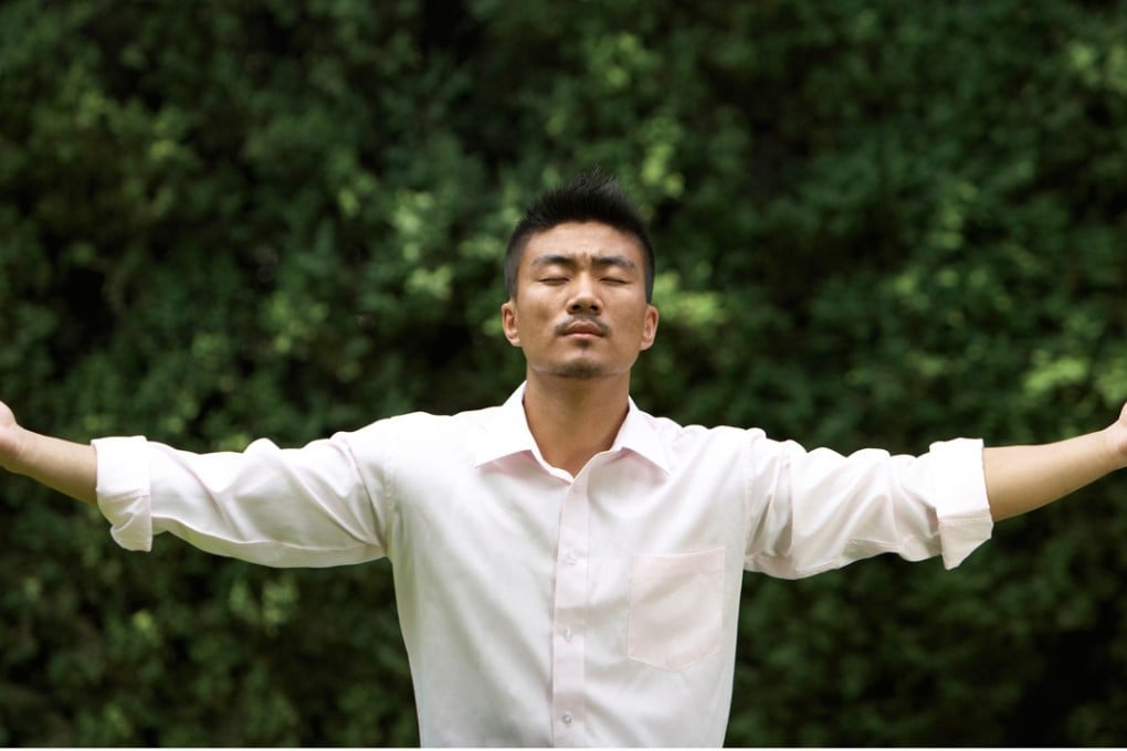 Though meditation has yet to enter the mainstream in Japan it is growing in popularity and is helping stressed workers to relax. Photo: Alamy