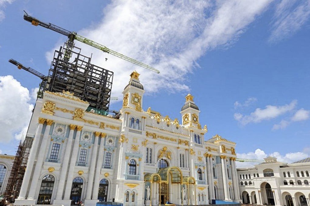 This handout image shows the Imperial Pacific Resort casino under construction at Saipan, a US South Pacific island. Photo: Imperial Pacific