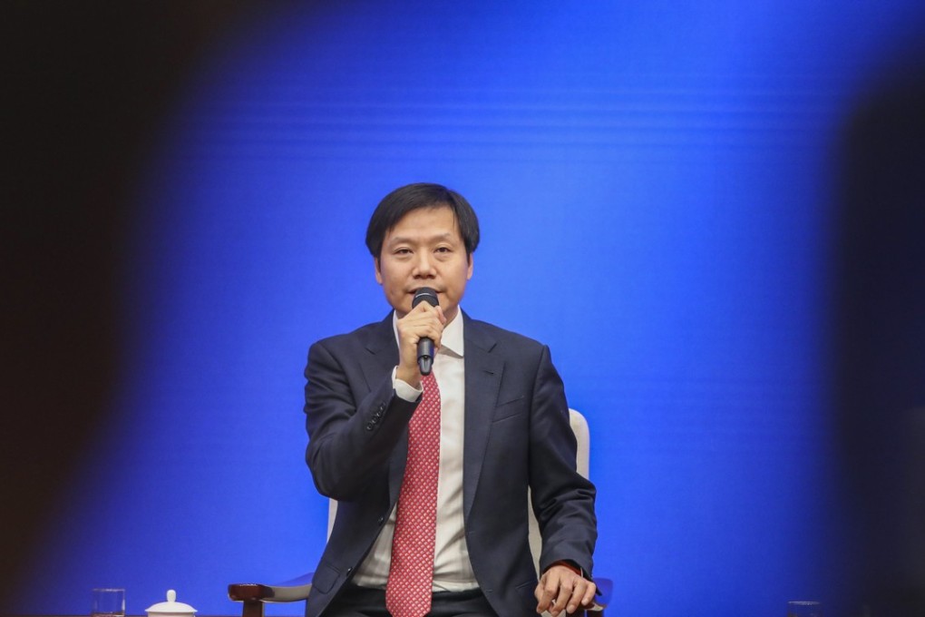 Xiaomi founder and CEO Lei Jun says AI plus IoT is the company’s core strategy. Photo: SCMP/ Simon Song