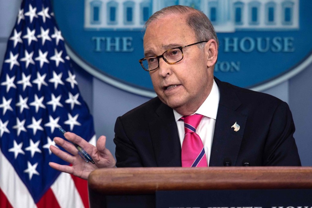 White House economic adviser Larry Kudlow says US President Donald Trump believed there is a good chance of a deal on the trade war. Photo: AFP