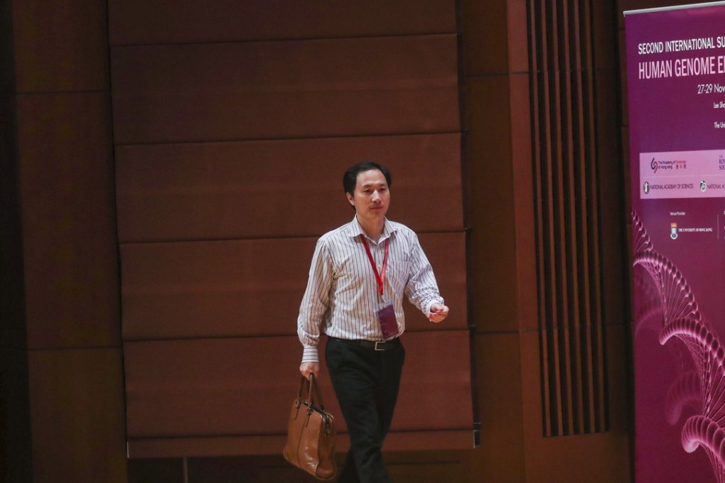 Chinese scientist He Jiankui is proud that he has created the world’s first genetically edited babies. Photo: Sam Tsang