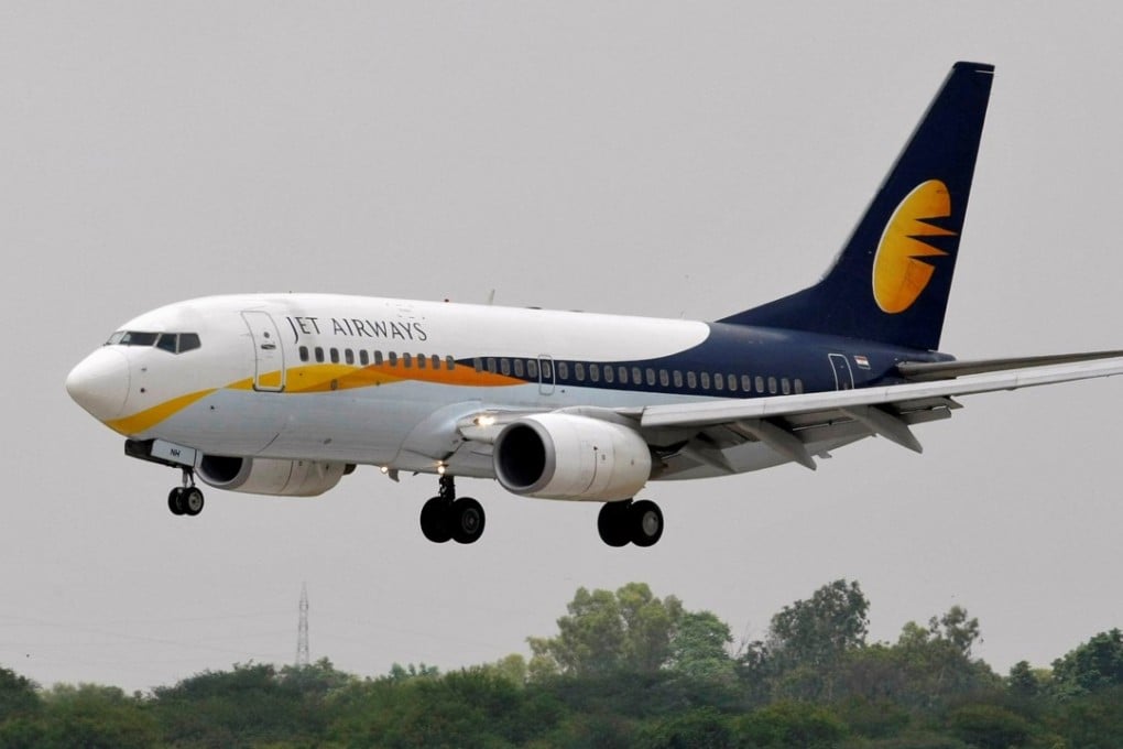 The passenger was removed from the Jet Airways flight after typing ‘terrorist’ into his phone. Photo: Reuters
