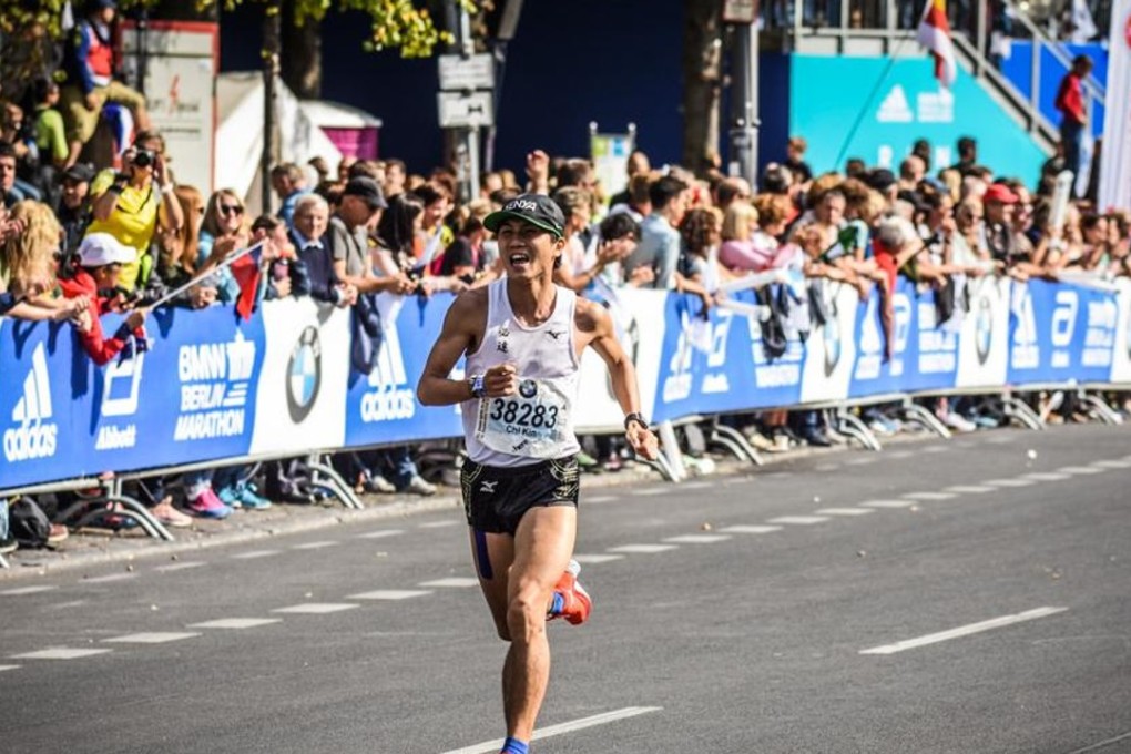 Tsui at the Berlin Marathon in September. Photo: Handout