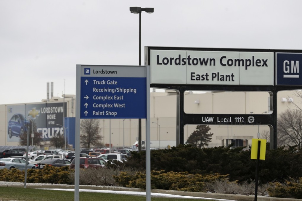 The General Motors Lordstown East plant. GM is cutting thousands of jobs in a major restructuring aimed at generating cash to spend on innovation. GM put five plants up for possible closure, including the plant in Lordstown. Photo: AP