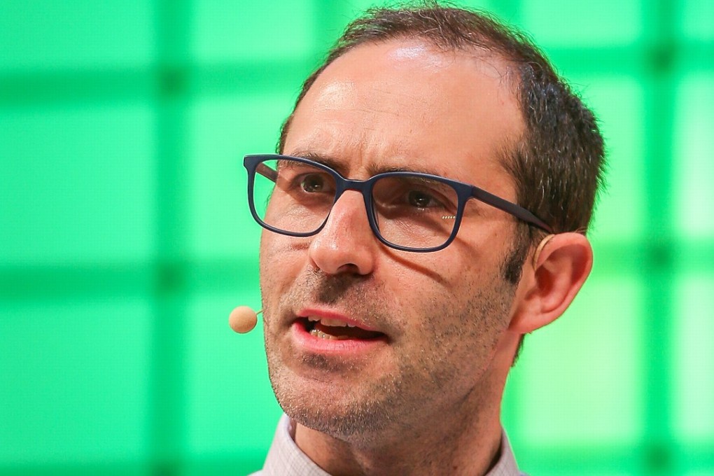 Emmett Shear, CEO of Twitch, speaking on the third day of the 2018 Web Summit in Lisbon, Portugal, on November 7. Photo: EPA-EFE