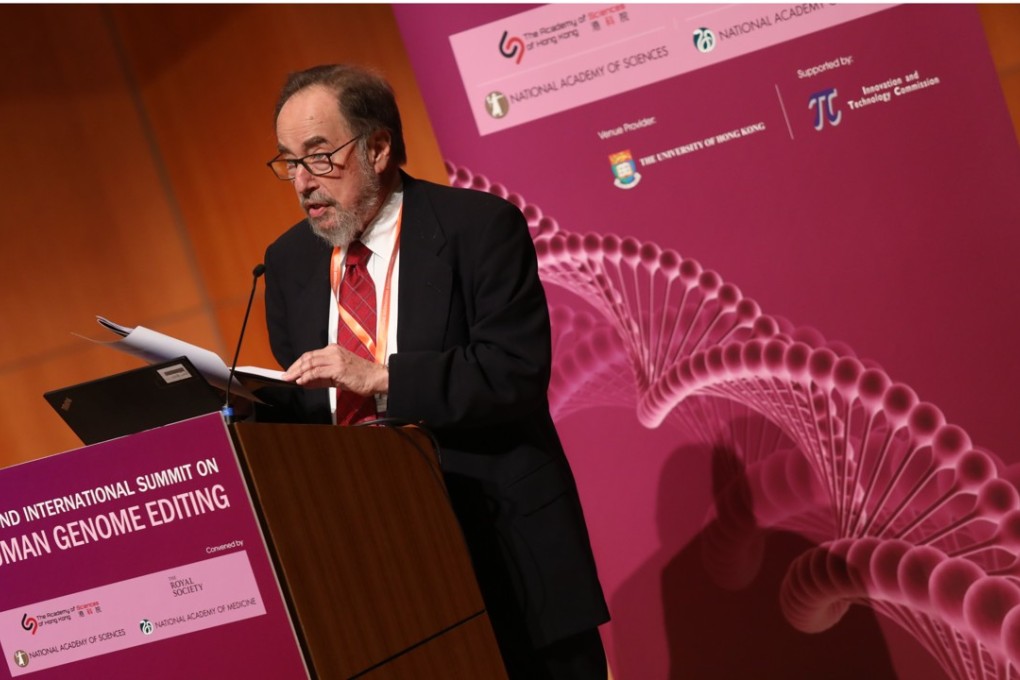 David Baltimore spoke on the last day of the summit. Photo: K.Y. Cheng