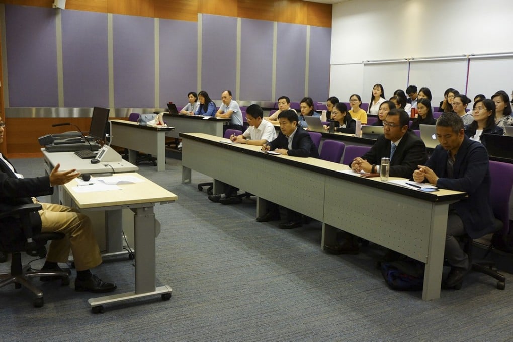 “Temporary branches of the Chinese Communist Party” held a meeting at City University last month. Photo: National Judges College