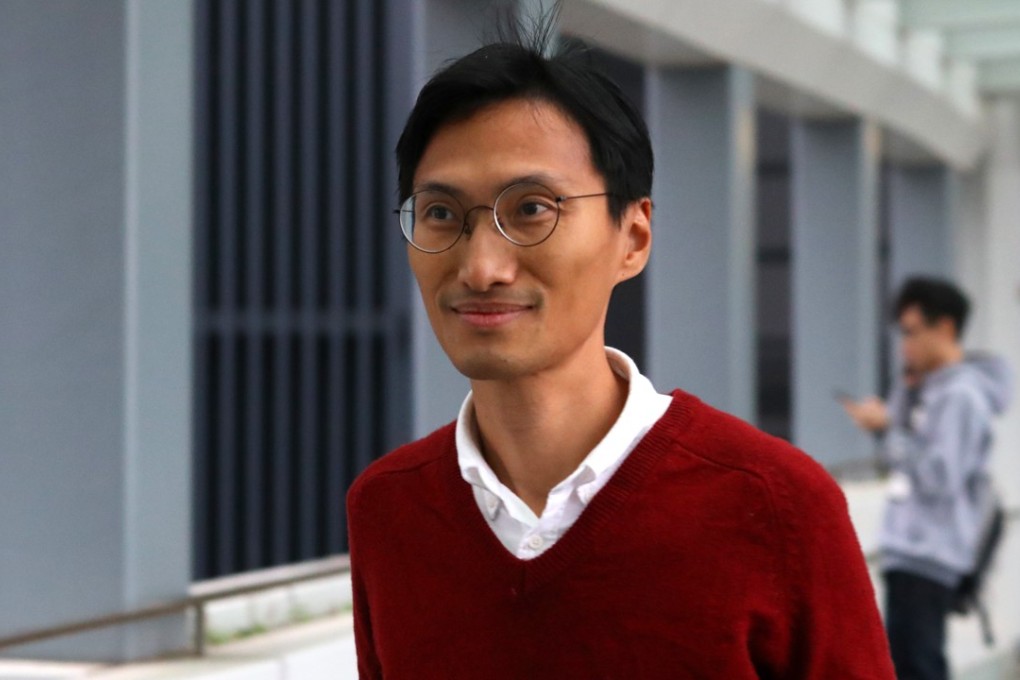 Eddie Chu Hoi-dick plans to run in the coming rural representative election for the non-indigenous villagers’ head post at Yuen Kong Sun Tsuen, in Yuen Long. Photo: Edmond So