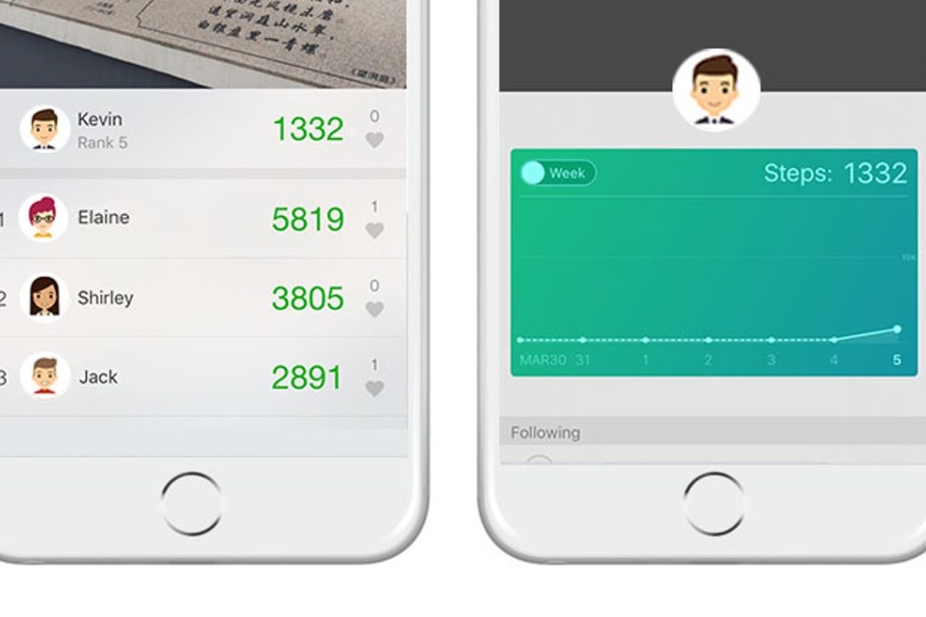 The company monitored staff using a WeChat app. Photo: Handout