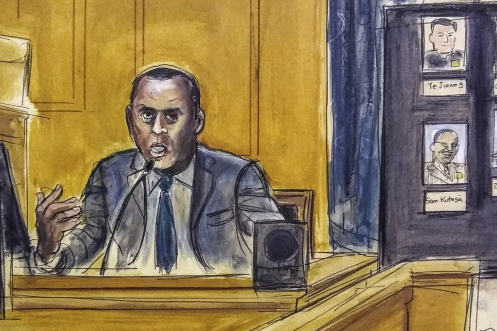 Cheikh Gadio gave a third day of testimony in New York. Photo: AP