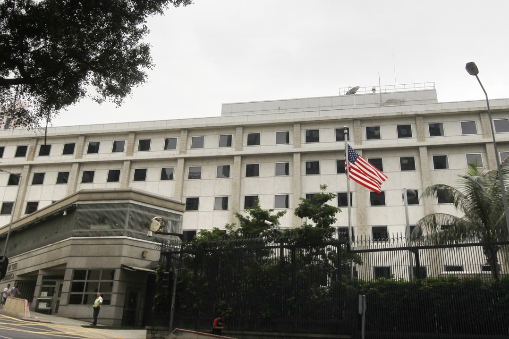 Exterior view of the US Consulate General for Hong Kong and Macau in Central. Photo: Edward Wong