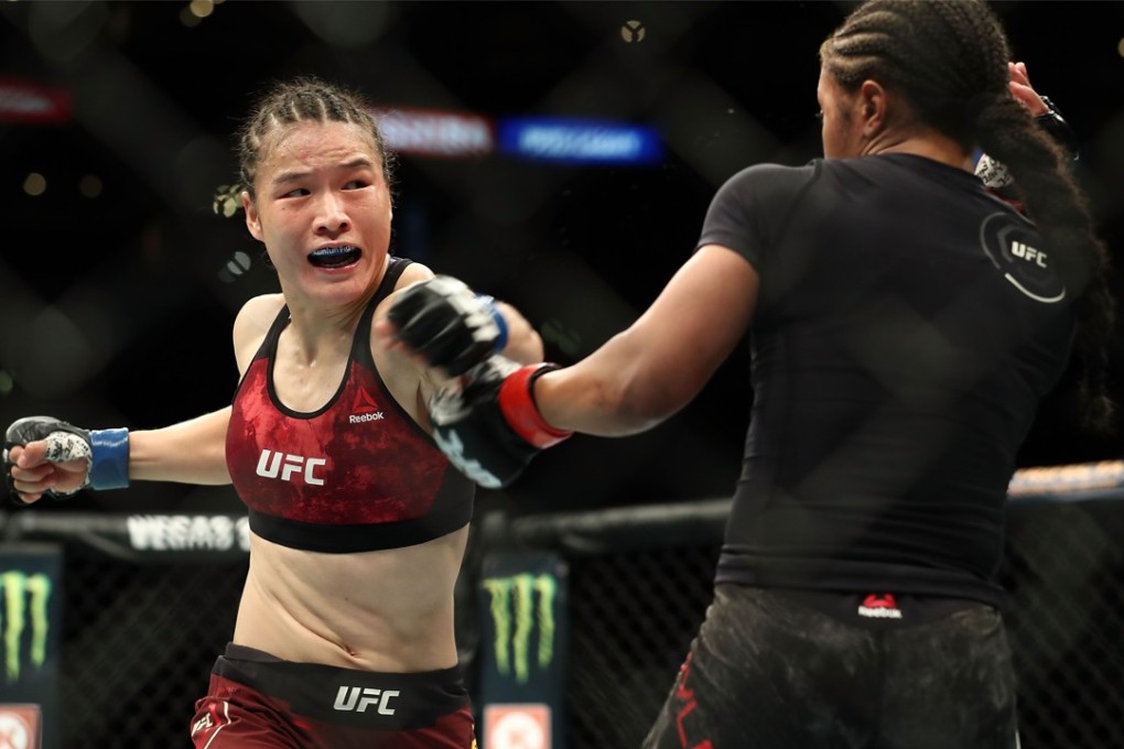China’s Zhang Weili is inching ever closer to a UFC title shot as she signs on to fight at UFC 235 in Las Vegas. Photo: AFP
