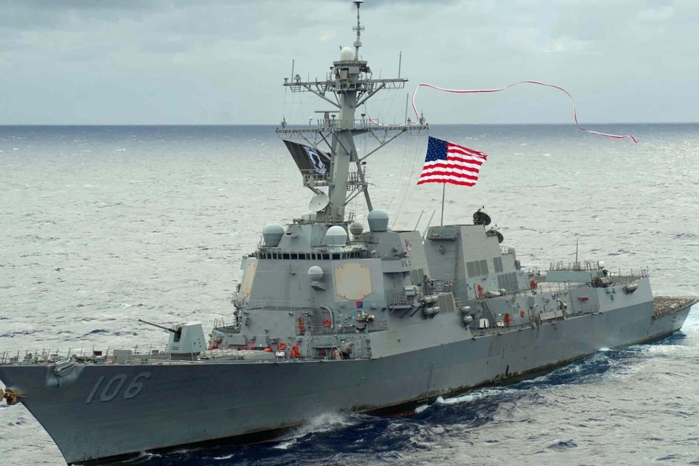 USS Stockdale, a guided missile destroyer, was one of the two latest US Navy vessels to sail the Taiwan Strait. Photo: Alamy