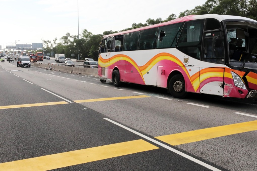 Police said the accident happened near the end of the coach driver’s 12-hour shift, raising questions over whether he was overworked and exhausted. Photo: Felix Wong