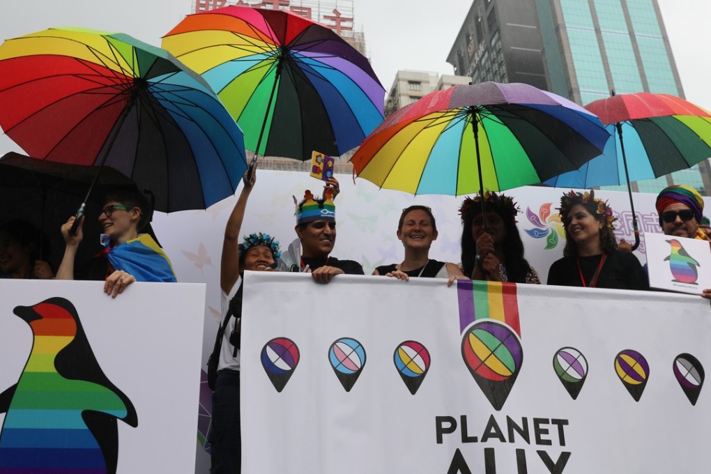 Participants in the Hong Kong Pride Parade, at Victoria Park on November 17. Photo: Edward Wong