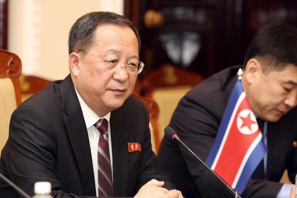 North Korean Foreign Minister Ri Yong-ho in Hanoi, Vietnam. Photo: EPA