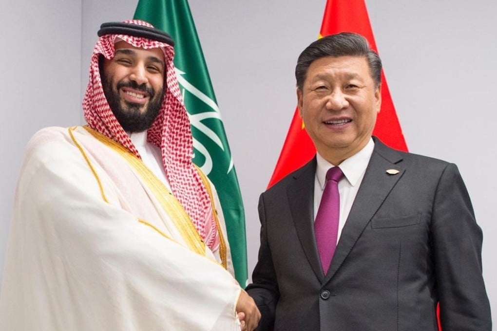 Chinese President Xi Jinping meets Saudi Arabia’s Crown Prince Mohammed bin Salman at the G20 summit in Buenos Aires. Photo: Handout