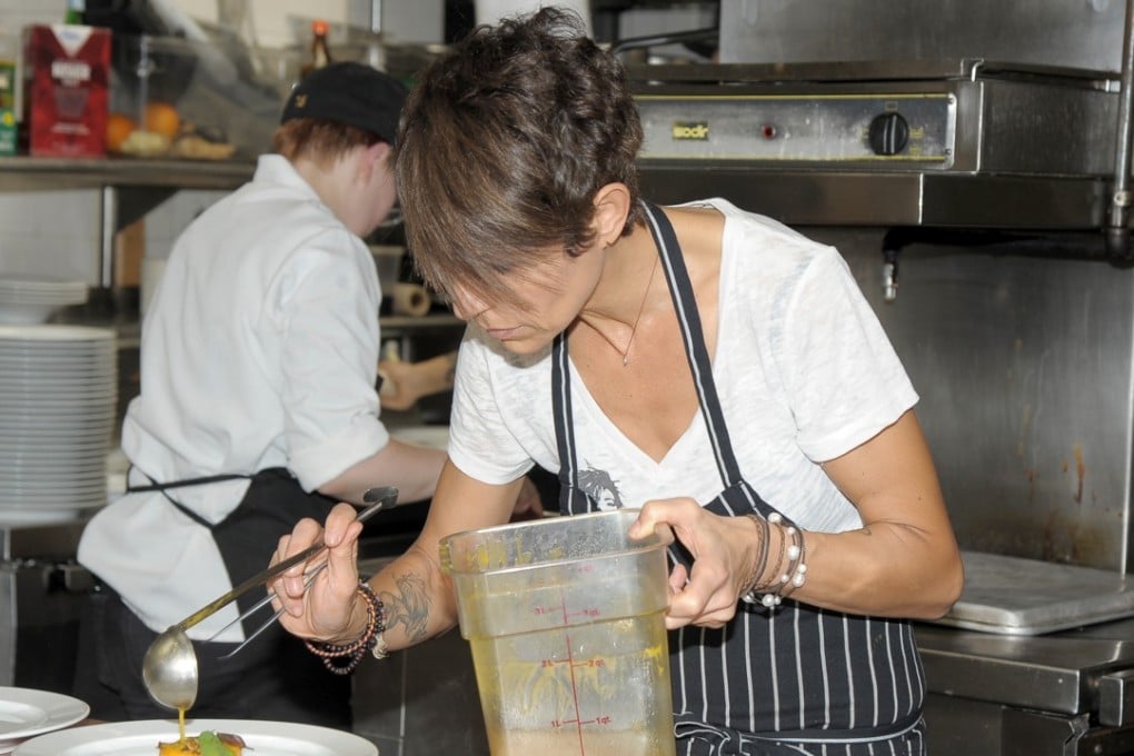 Chef Dominique Crenn has been awarded three Michelin stars for her restaurant Atelier Crenn. Photo: AFP