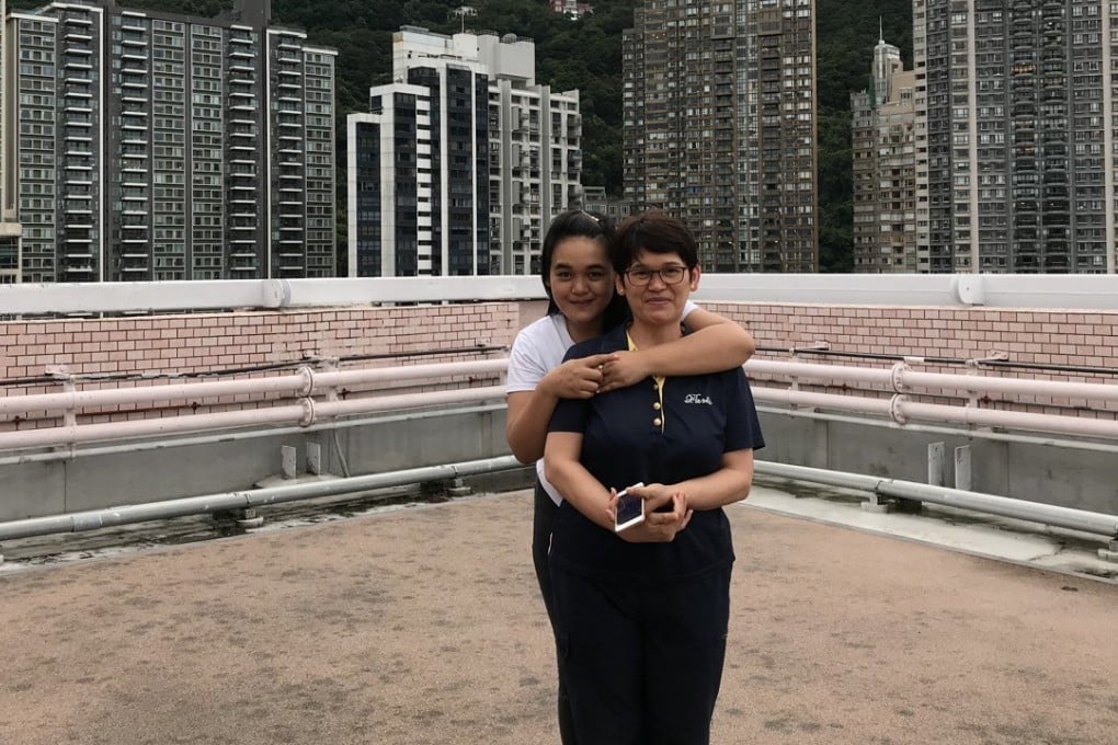 Photographer Xyza Cruz Bacani and her mother Georgia. Photo: Handout