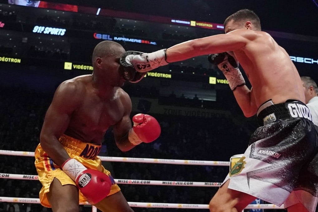 Adonis Stevenson spent the night in intensive acre following a heavy knockout by Oleksandr Gvosdyk. Photo: AFP