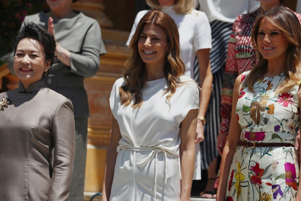 Chinese first lady Peng Liyuan, with her Argentine and American counterparts Juliana Awada and Melania Trump. Photo: Reuters