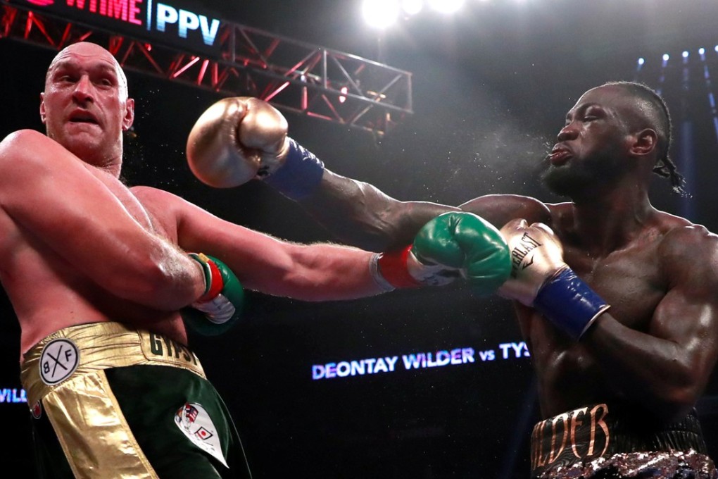 Deontay Wilder and Tyson Fury drew in their WBC world heavyweight title clash at Staples Centre in Los Angeles. Photo: Reuters