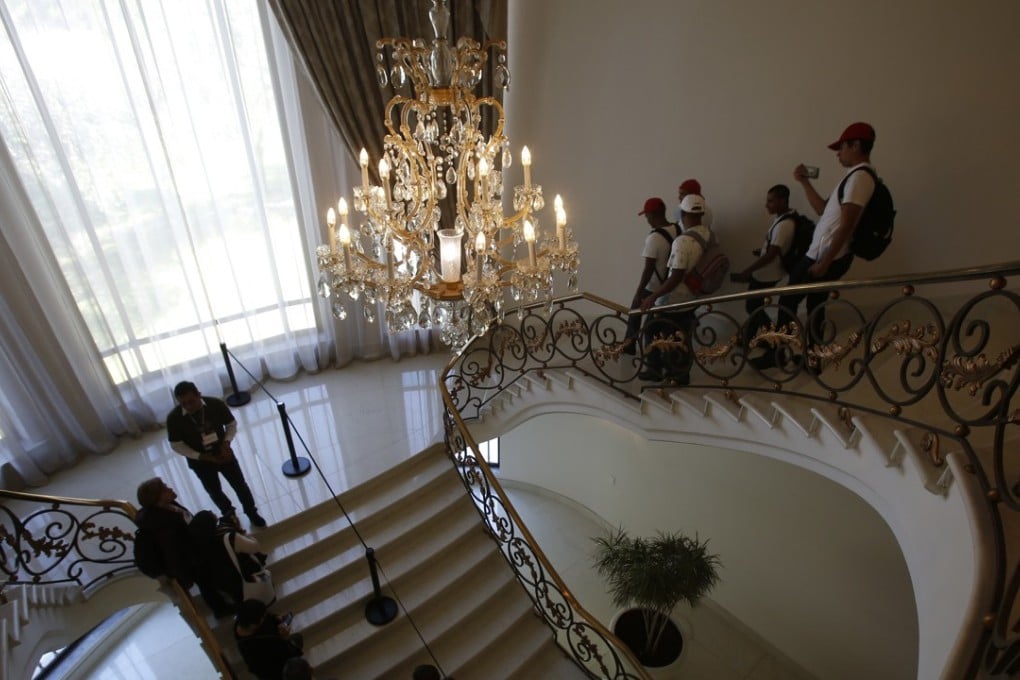 Dazzled Mexicans filed into the opulent residence of their presidents on Saturday, when the new government threw open its doors in a highly symbolic moment one visitor likened to entering the Palace of Versailles in the French Revolution. Photo: AP