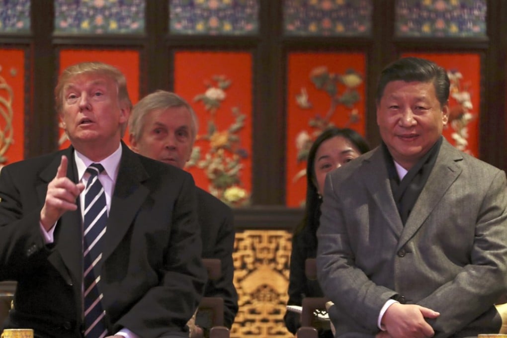 US President Donald Trump (left) and Chinese President Xi Jinping appeared to hit it off during Trump’s trip to Beijing in November. Photo: AP