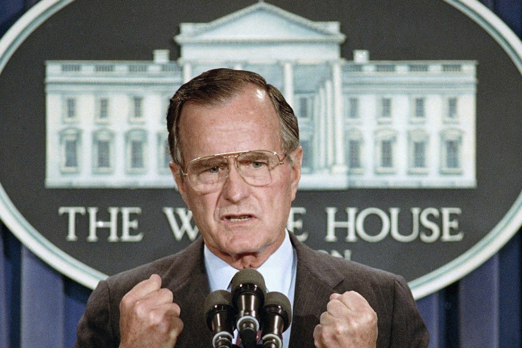 George H.W. Bush’s kinder and gentler style of politics and diplomacy are what he is remembered for. Photo: AP