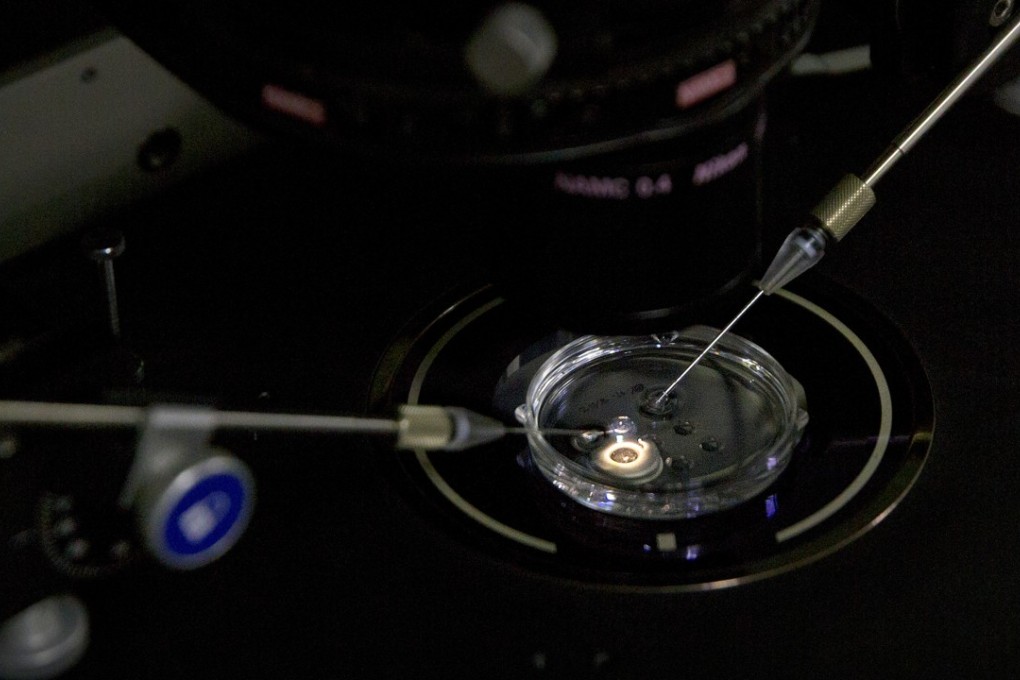 An embryo receives a small dose of Cas9 protein and PCSK9 sgRNA molecules in a laboratory in Shenzhen. Chinese scientist He Jiankui’s claim that he helped make world’s first genetically edited babies has triggered concern, including from other scientists worried about the effects on the human gene pool. Photo: AP