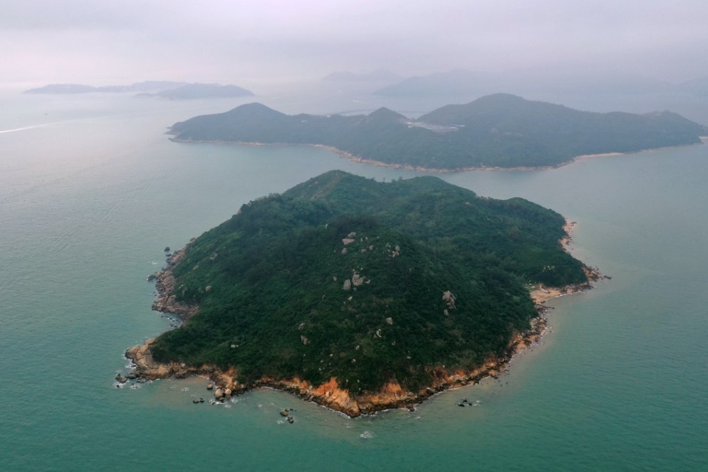 An aerial view of Sunshine Island in the waters east of Lantau. Chief Executive Carrie Lam has announced a reclamation project in the area. Photo: Winson Wong