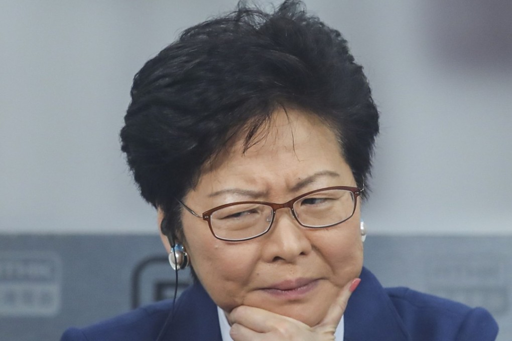 Personal credit details relating to Hong Kong leader Carrie Lam were accessed by a local newspaper in the latest security breach. Photo: Jonathan Wong