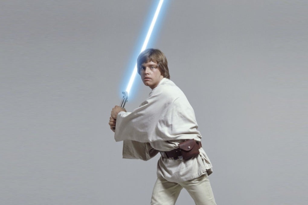 Mark Hamill as Luke Skywalker wielding his lightsabre in the original ‘Star Wars’ film. Photo: Alamy Stock Photo