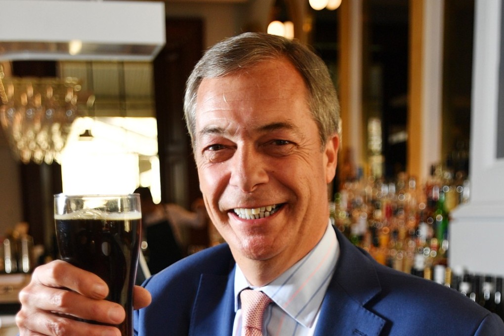 Former UK Independence Party leader Nigel Farage says he is quitting the party over its embrace of far-right activists. File photo: EPA