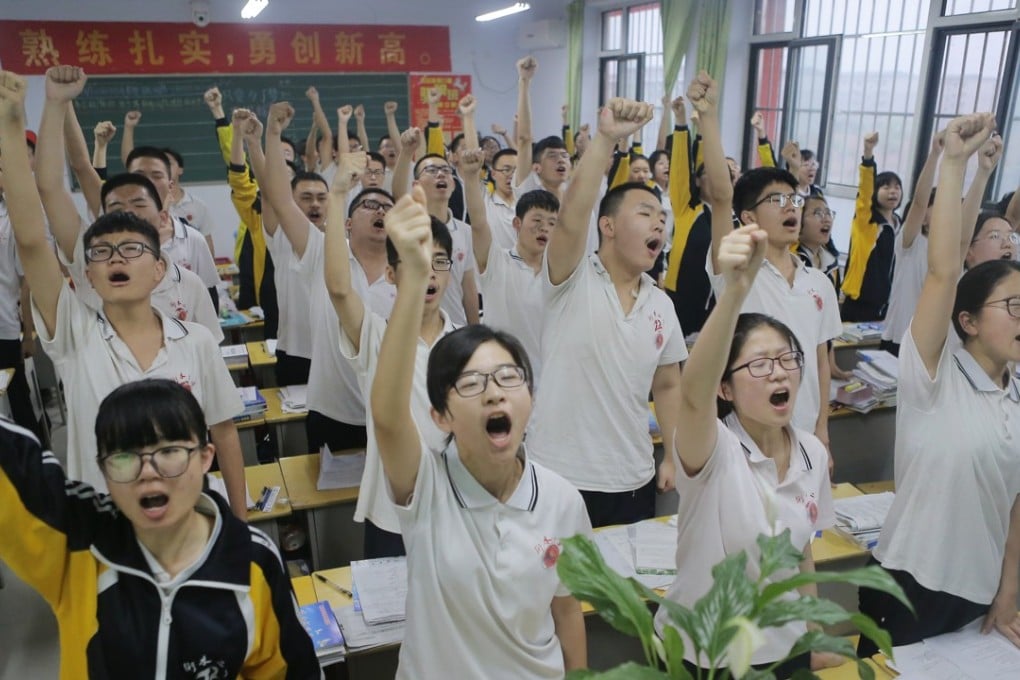 China’s college entrance exams, commonly known as gaokao, are a time of enormous pressure for students, as results can determine their future. Photo: Handout