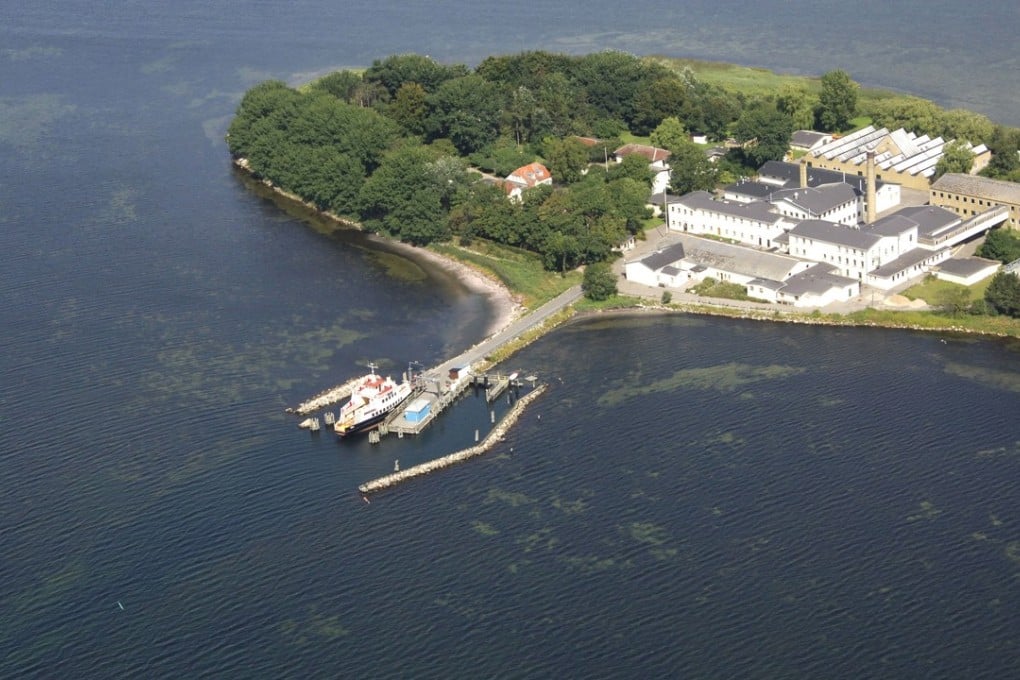 The now-closed veterinary institute on Denmark's Lindholm Island. Photo: Marinas.com