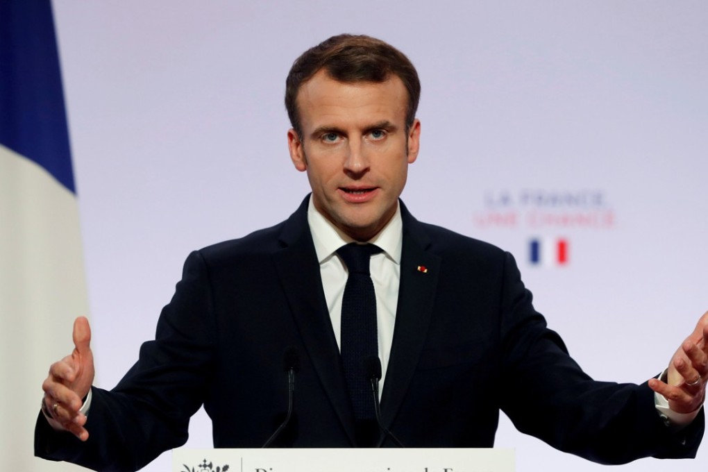 France's President Emmanuel Macron, whose approval ratings are down to just 23 per cent. File photo: Reuters