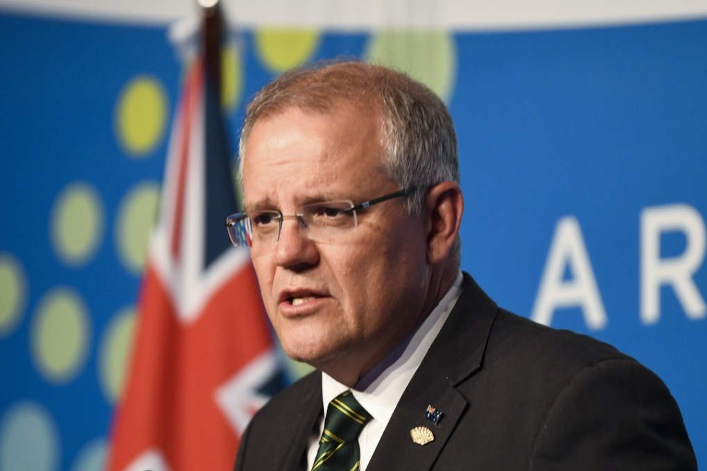 Australian Prime Minister Scott Morrison. Photo: EPA