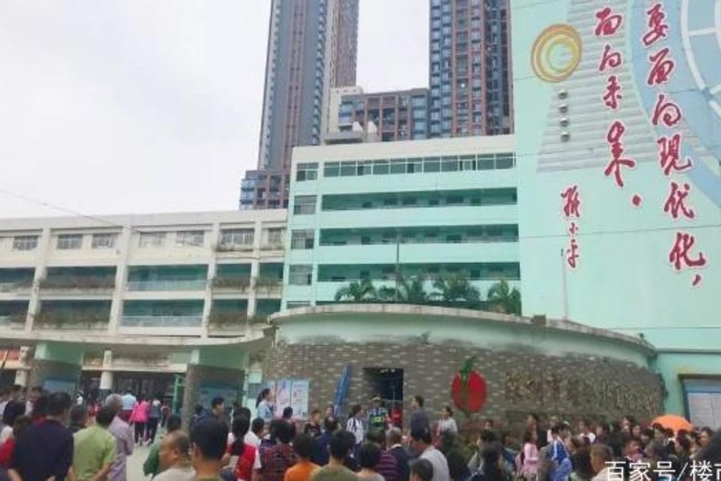 Luoling Foreign Language Experimental School in Shenzhen became the focus of parent anger as management sought to tighten catchment area rules. Photo: Baidu