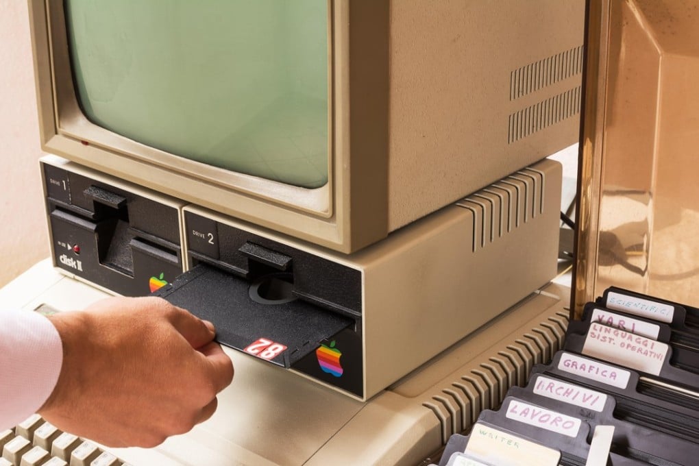 When the data from your Apple computer had to be stored on floppy disks. A standard disk had a capacity of 1.44 megabytes. Modern smartphones have 25b gigabytes of memory. Photo: Alamy