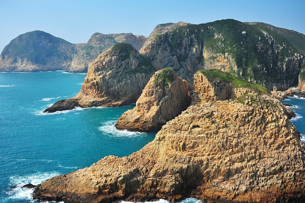 Basalt Island, where a Douglas DC-4 carrying 35 passengers and crew crashed in heavy fog in 1948 on its approach to Hong Kong’s Kai Tak airport from Shanghai. All those on board were killed. Picture: T. K. Woo