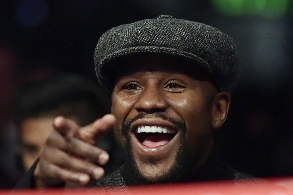 Boxer Floyd Mayweather says he is ‘in the entertainment business’ as he prepares for a New Year hit-out with Japanese kickboxer Tenshin Nasukawa. Photo: AP