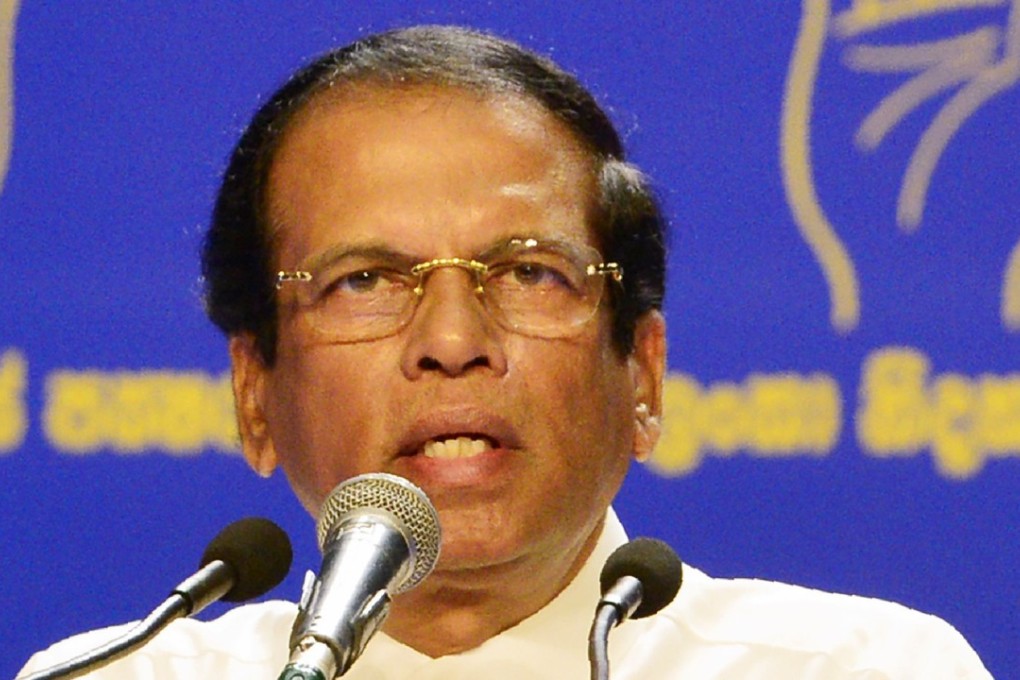 Sri Lankan President Maithripala Sirisena. Photo: AFP