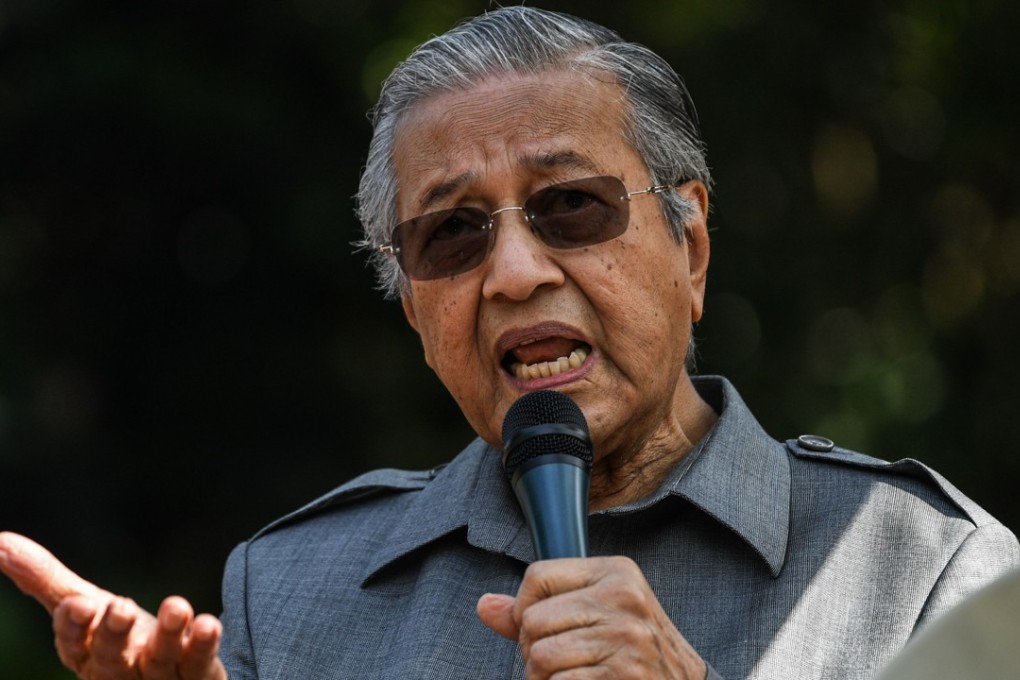 Malaysia’s Prime Minister Mahathir Mohamad was meant to attend a human rights event that has been postponed to avoid a clash with a rally organised by the opposition coalition. Photo: AFP