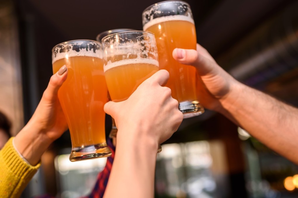 Binge drinking was defined as a minimum of five cans of beer, five glasses of wine or five shots of a spirit in one sitting. Photo: Handout