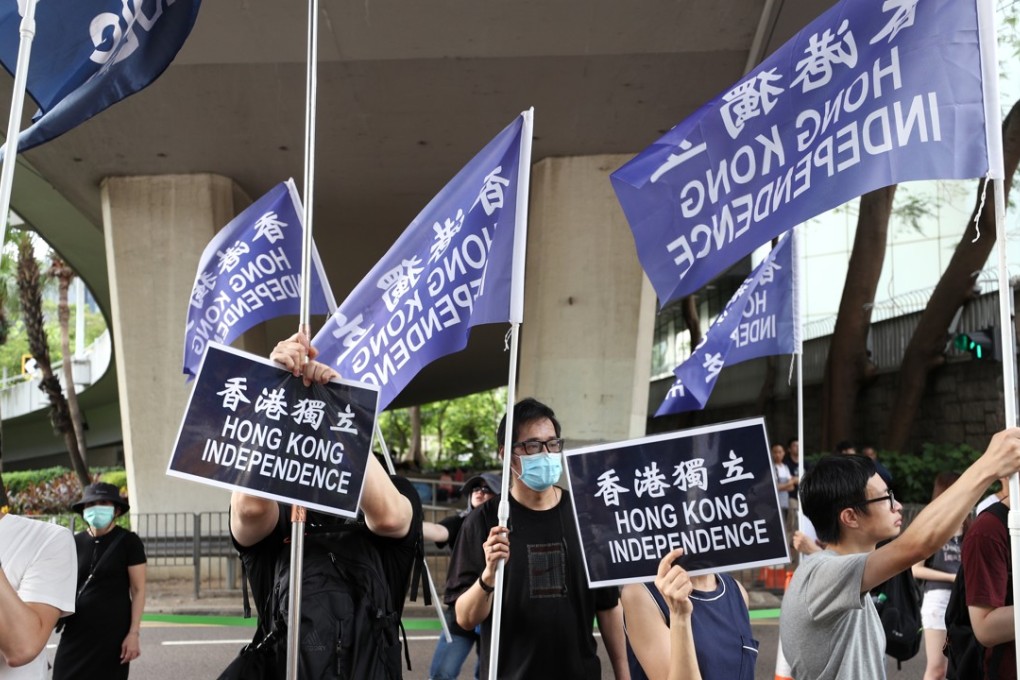Calling for Hong Kong’s independence is likely to get a candidate barred from any election. Photo: Winson Wong