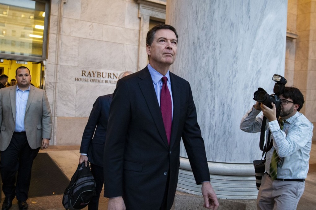 James Comey, former director of the FBI. Photo: Bloomberg