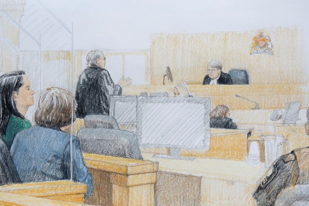 Sabrina Meng appeared in a Vancouver court on Friday. Photo: Reuters